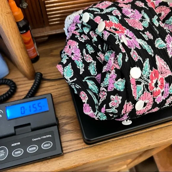 Vintage Fashion Bug Long Floral Dress with Corset Tie Back Size 22/24 cottage - Picture 15 of 15